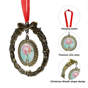 Last Peony Christmas Wreaths Pendant