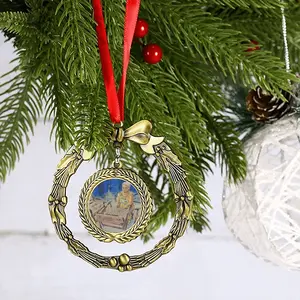 Weaving Foundations Christmas Wreaths Pendant