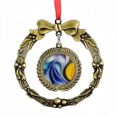 My Hokusai 17 Christmas Wreaths Pendant