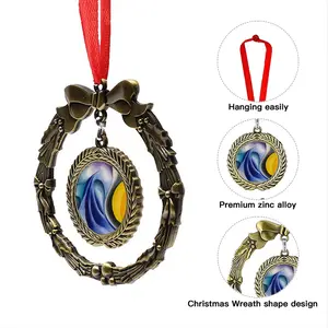 My Hokusai 17 Christmas Wreaths Pendant