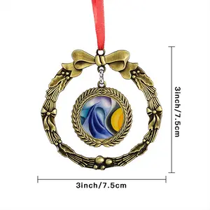 My Hokusai 17 Christmas Wreaths Pendant