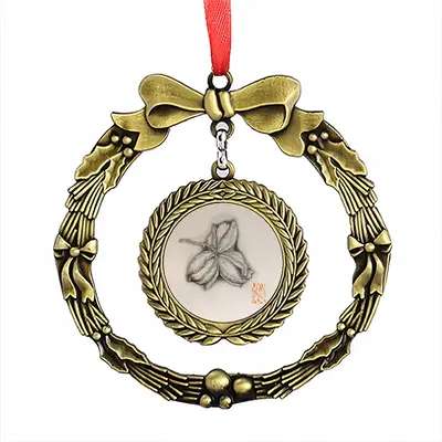 Close Look 5 Christmas Wreaths Pendant