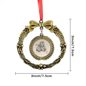 Close Look 5 Christmas Wreaths Pendant