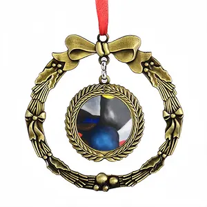 Lens Christmas Wreaths Pendant