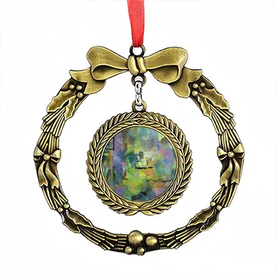 Hummingbird 9 Christmas Wreaths Pendant