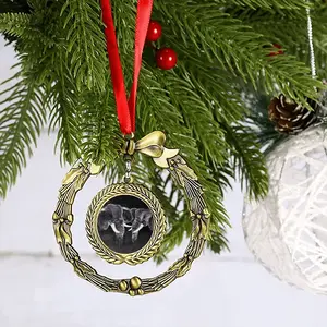 Wild And Free Christmas Wreaths Pendant