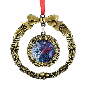 Mystic Royalty Christmas Wreaths Pendant