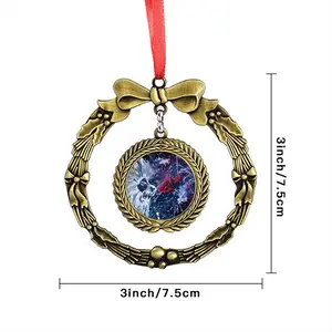 Mystic Royalty Christmas Wreaths Pendant