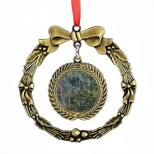 The Overgrown Old House Christmas Wreaths Pendant