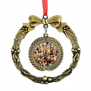 Together We Win Christmas Wreaths Pendant