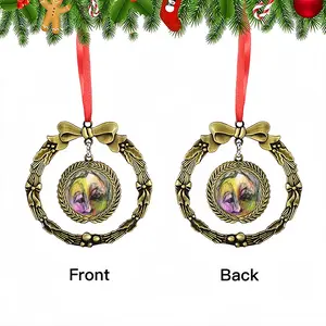 Where Are You? Christmas Wreaths Pendant