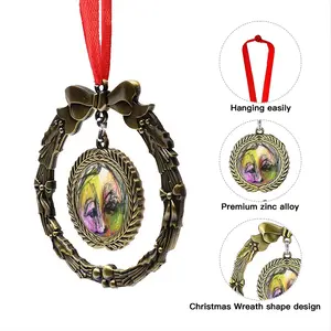 Where Are You? Christmas Wreaths Pendant