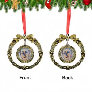 Please Wait For Me Christmas Wreaths Pendant