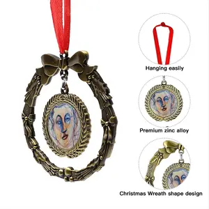 Please Wait For Me Christmas Wreaths Pendant