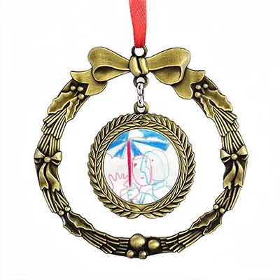 Everyday Micro-Scenes 025 Christmas Wreaths Pendant