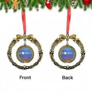 Background Christmas Wreaths Pendant