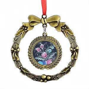 Night Pleasure Christmas Wreaths Pendant