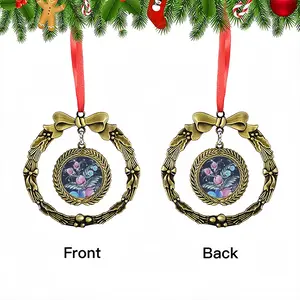 Night Pleasure Christmas Wreaths Pendant