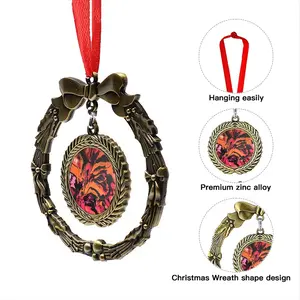 Tiger Tail Christmas Wreaths Pendant