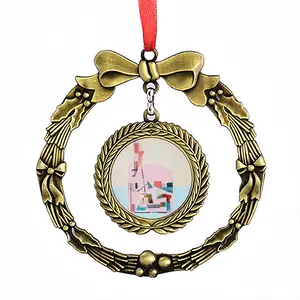 Inside And Out Christmas Wreaths Pendant