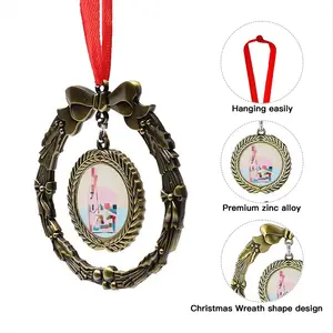 Inside And Out Christmas Wreaths Pendant