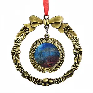 Horses Christmas Wreaths Pendant