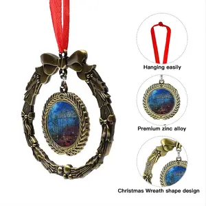 Horses Christmas Wreaths Pendant