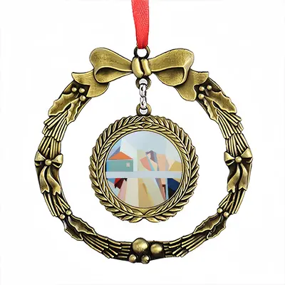 My Norway Christmas Wreaths Pendant