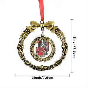 Wwf Amur Tiger Christmas Wreaths Pendant