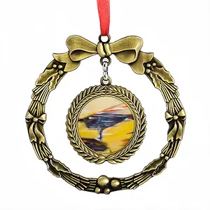 Lamborghini Crash Christmas Wreaths Pendant