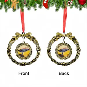 Lamborghini Crash Christmas Wreaths Pendant