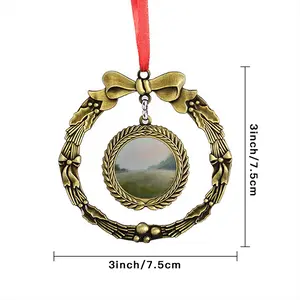 Mini Landscape Christmas Wreaths Pendant