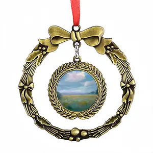 In The Meadow Christmas Wreaths Pendant