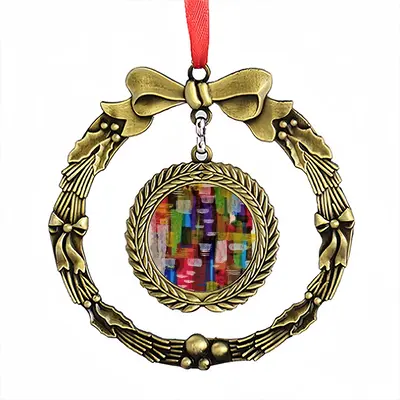 #104-2021 Christmas Wreaths Pendant