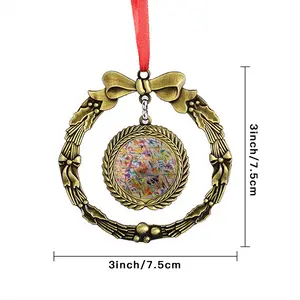 Griddle Christmas Wreaths Pendant