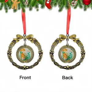 Spring Christmas Wreaths Pendant