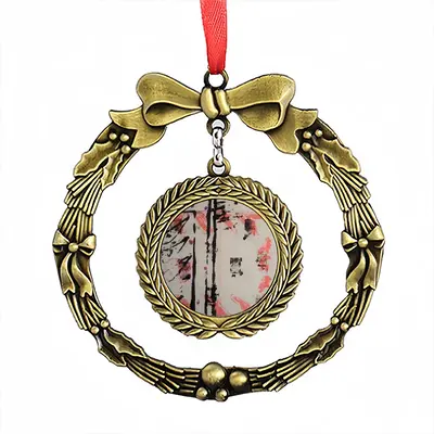 Horoscope A Christmas Wreaths Pendant