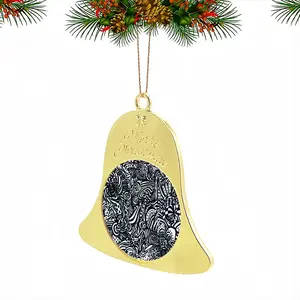 Flowers Christmas Bell Pendant