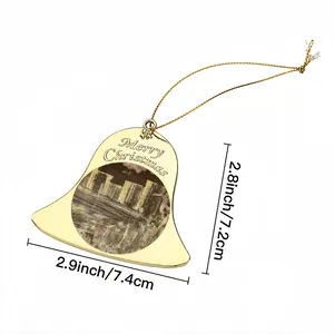 Waste To Energy Plant Christmas Bell Pendant