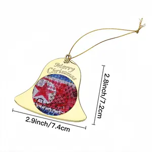 Da Worm And Nuke Kid On The Block Christmas Bell Pendant