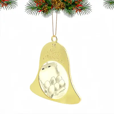 6 Eier Im Karton Six Eggs In The Cardboard Christmas Bell Pendant