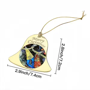 Judith Fragment H Christmas Bell Pendant