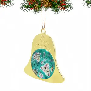 Islands #2 Christmas Bell Pendant