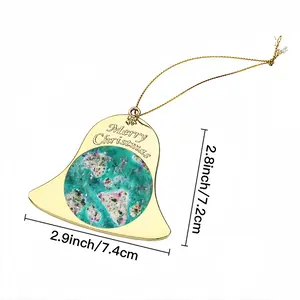 Islands #2 Christmas Bell Pendant