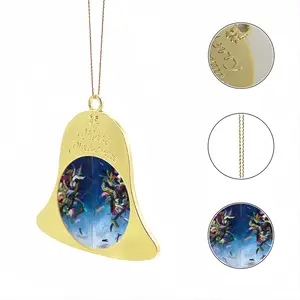 Flying #4 Christmas Bell Pendant