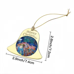 Before The Sunset Christmas Bell Pendant