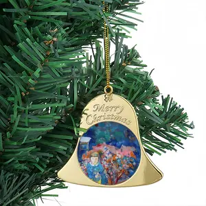 Before The Sunset Christmas Bell Pendant