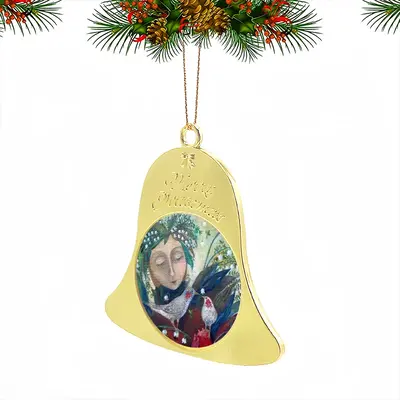 Angel Of Spring Christmas Bell Pendant