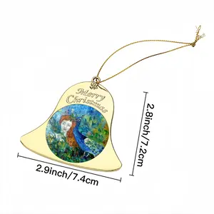 Angel Of Summer Christmas Bell Pendant