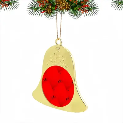 Deep Red (Decomposition) Christmas Bell Pendant